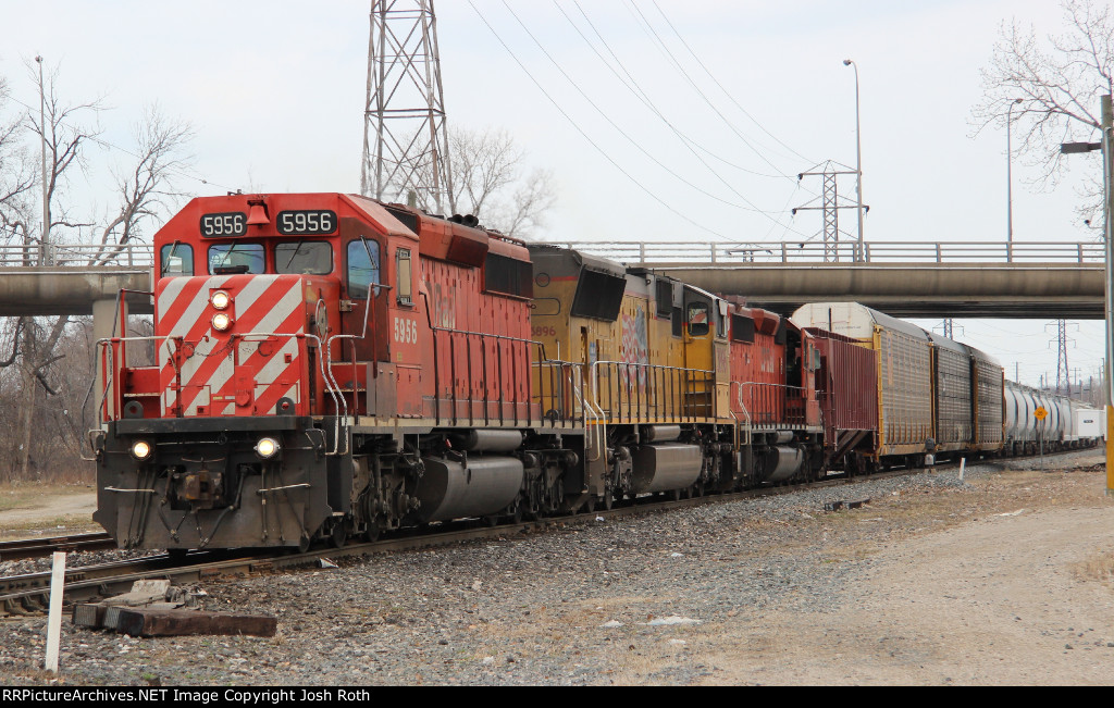 CP 5956, UP 3876 & CP 5935